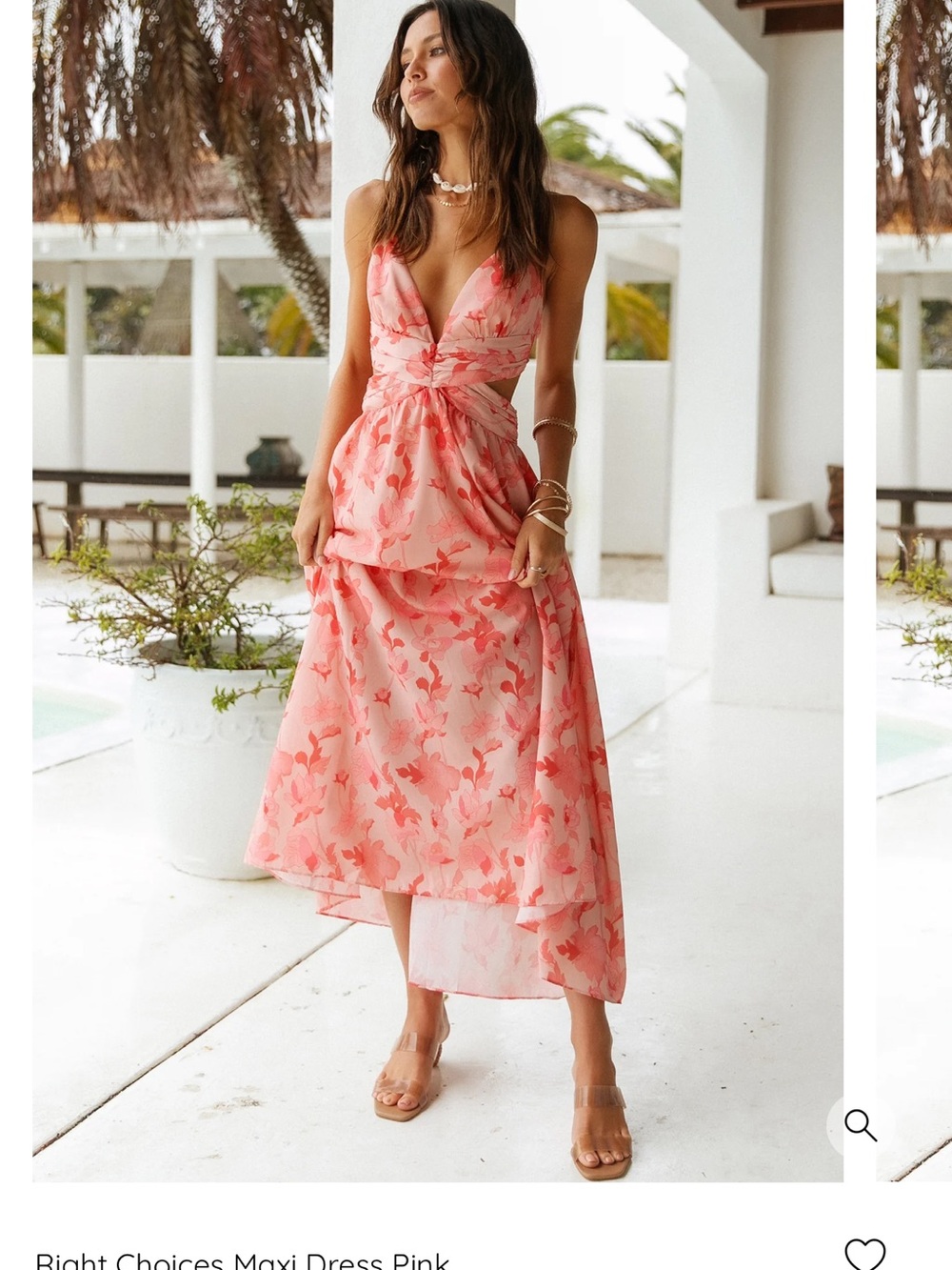 fortunateone right choices Floral Maxi Dress